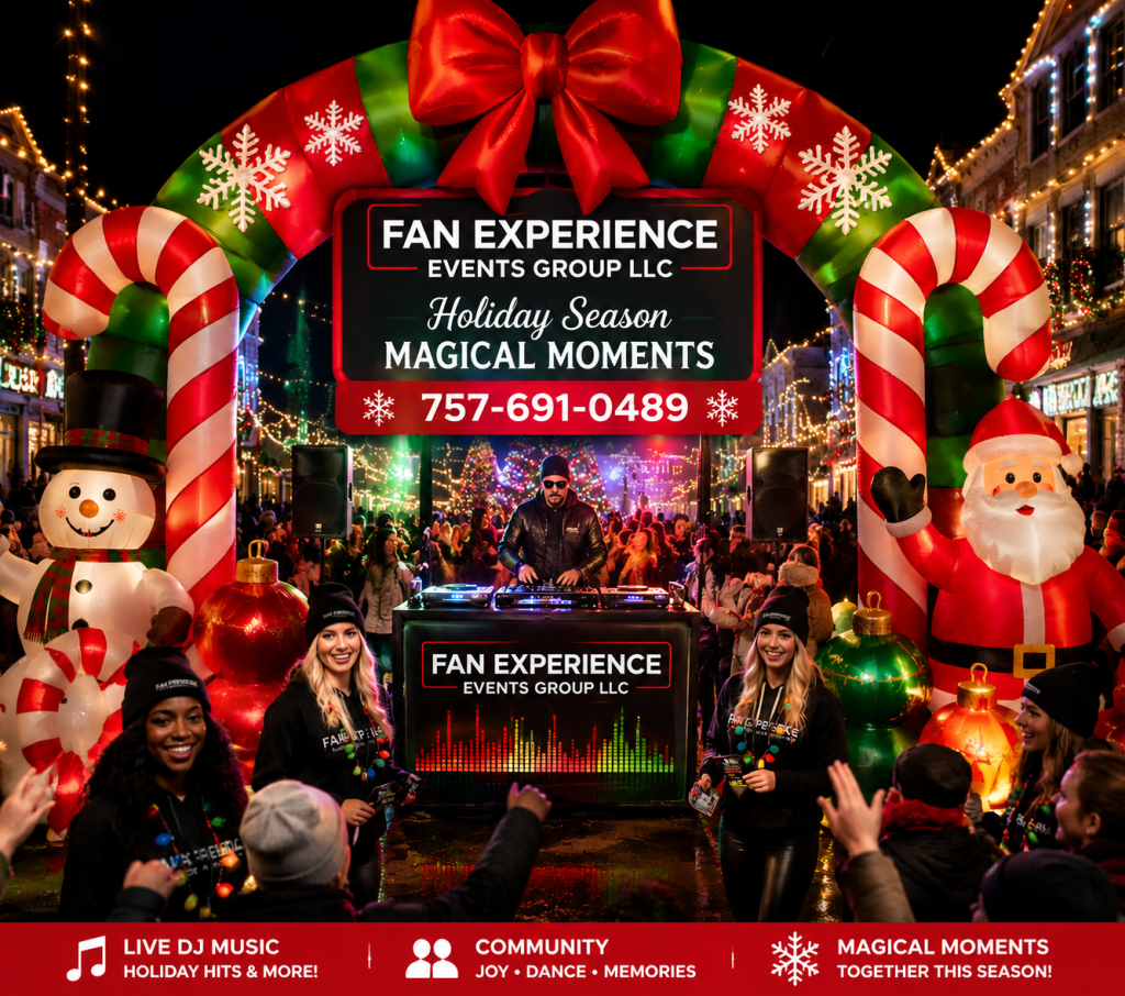 Holiday event with live music